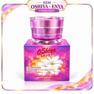 Kem Dưỡng Trắng Da OSHIYA Ngày và Đêm 15gr