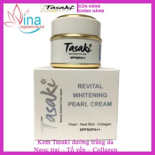 Kem Tasaki dưỡng trắng da Ngọc trai – Tổ yến – Collagen 20gr